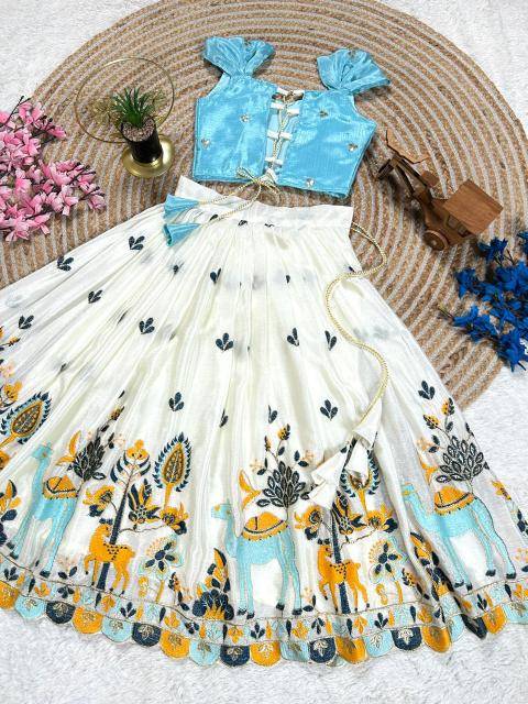 Trending Sequins Embroidered with Beautiful Work Cotton Kids  Bulk clothing suppliers in india